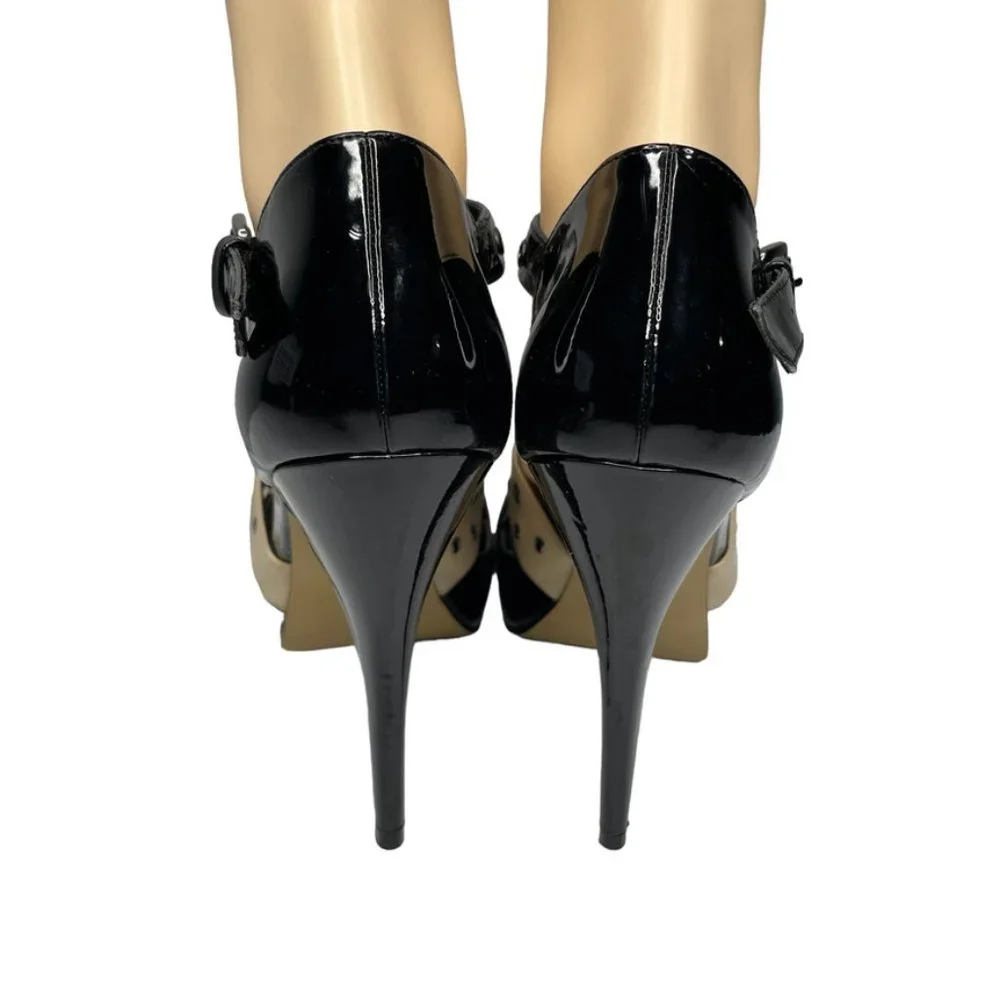 Rock Republic Womens Holt Tan Vegan Leather Limited Ed. Stiletto Heel Size 9.5 M